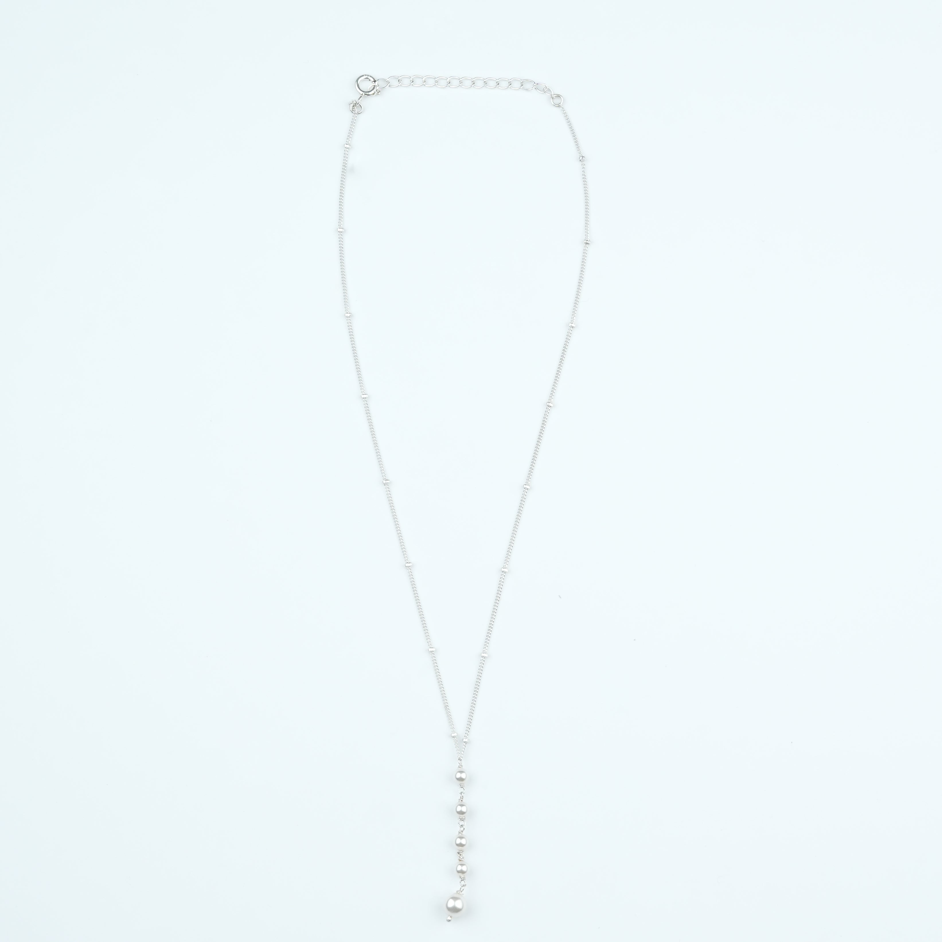 Y Pearl Necklace (Project Handmade)