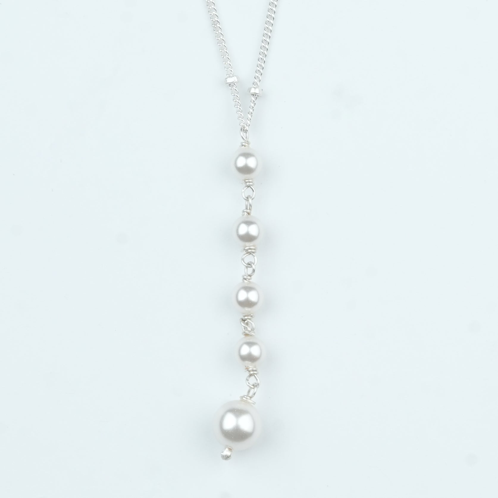 Y Pearl Necklace (Project Handmade)