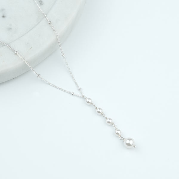 Y Pearl Necklace (Project Handmade)