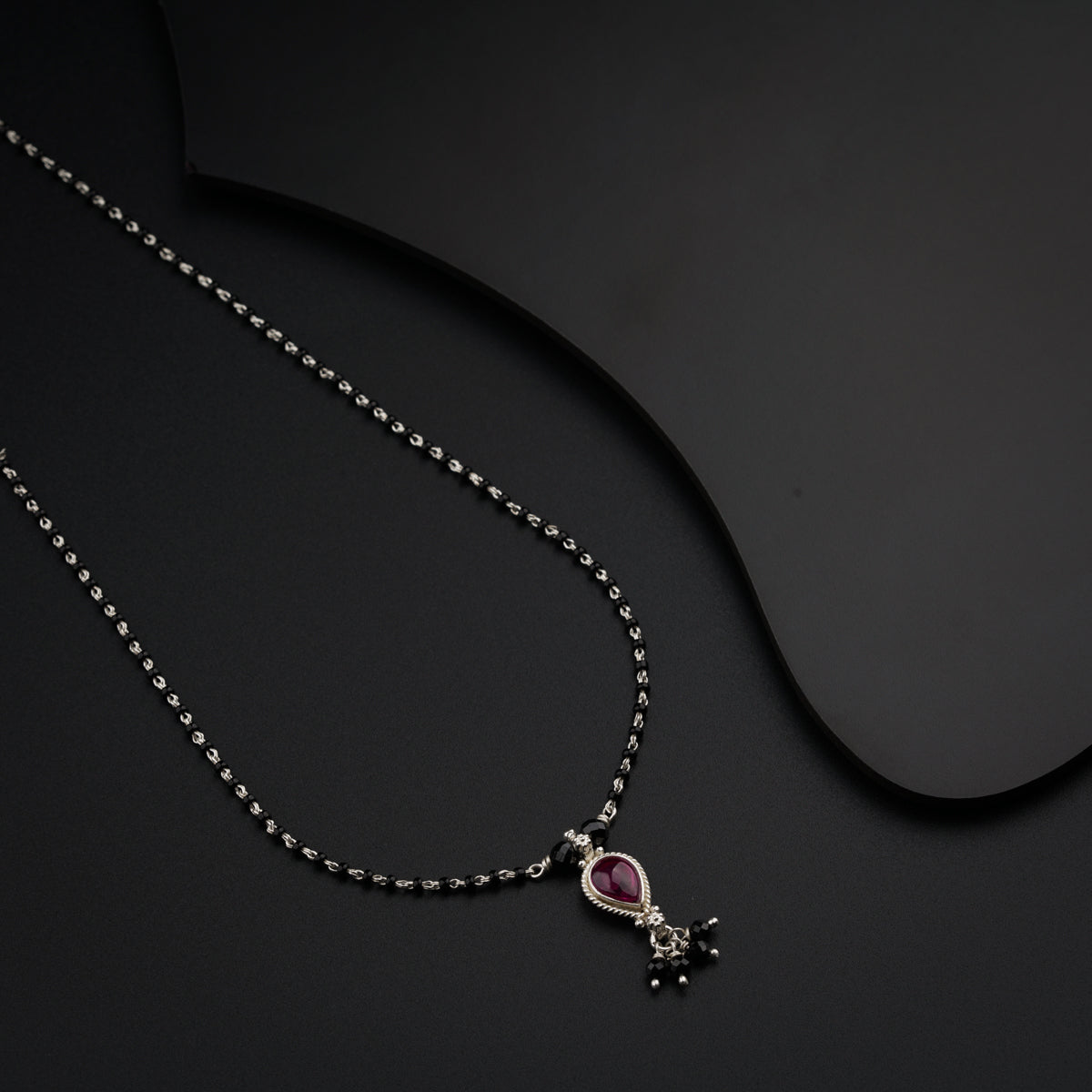 Pink Drop Mangalsutra