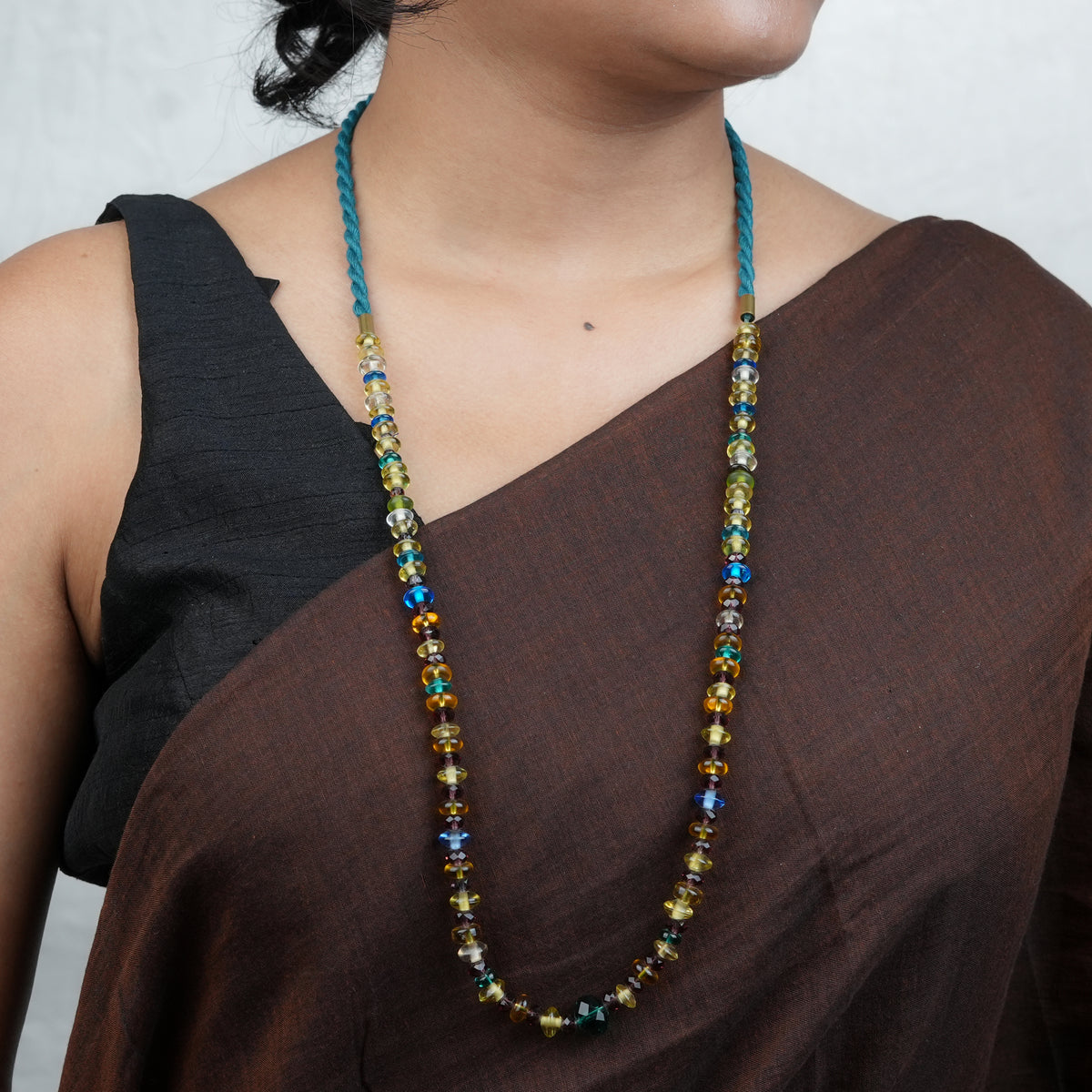 Multicolour Glass Bead Necklace