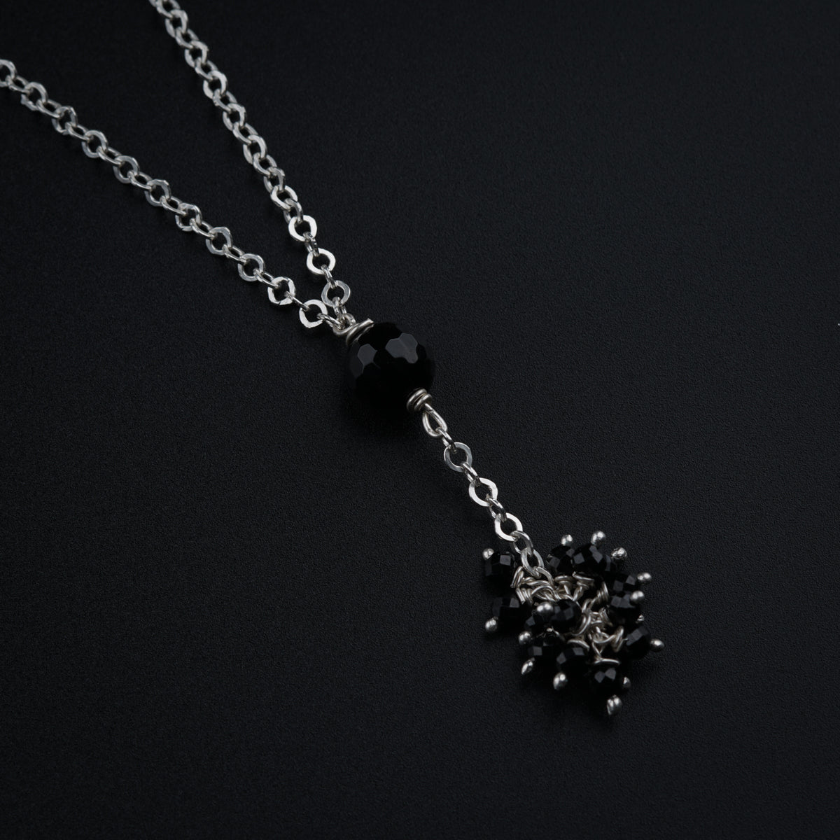 Shoal Of Black Spinel Mangalsutra