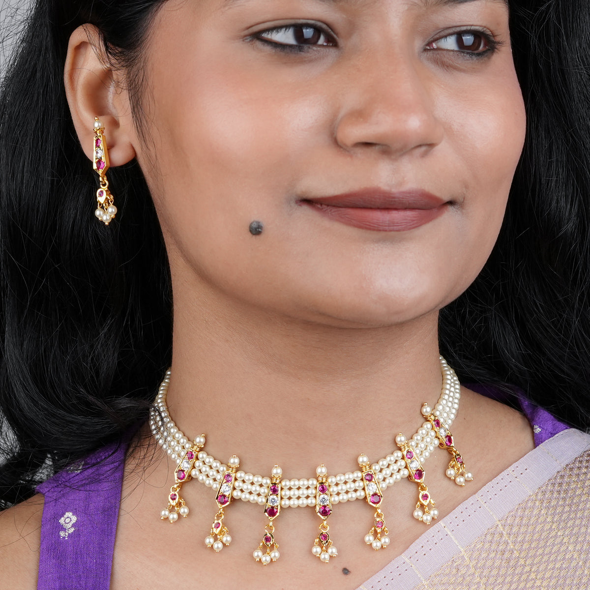 22K Gold Plated Fashion Chinchpeti