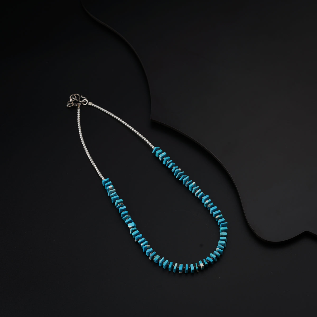 Turquoise Necklace with Pearl