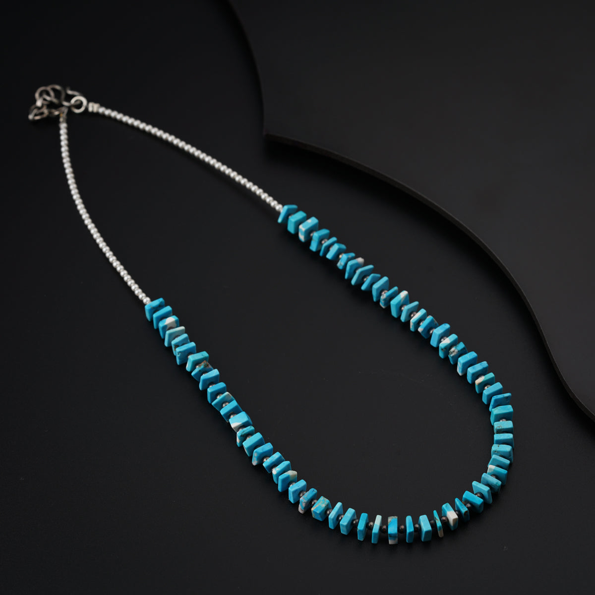 Turquoise Necklace with Pearl