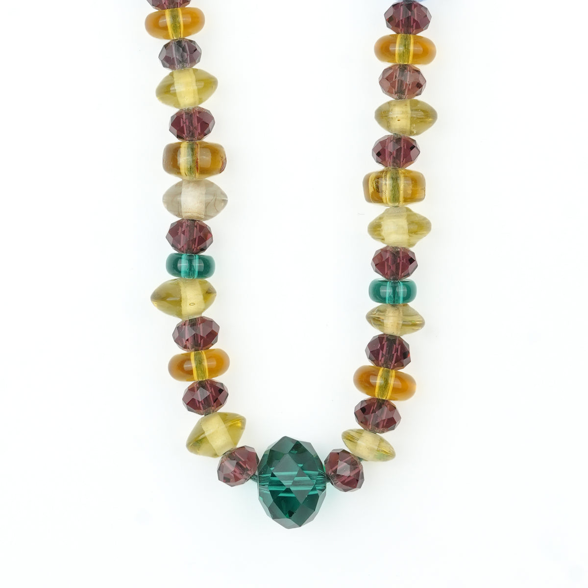 Multicolour Glass Bead Necklace