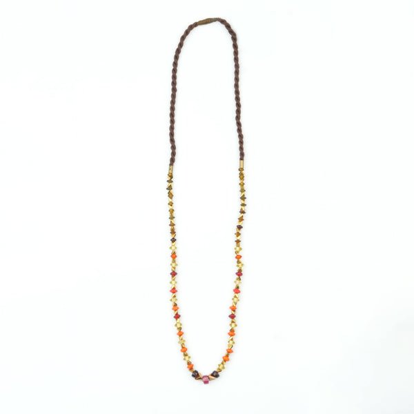 Multicolour Glass Bead Necklace
