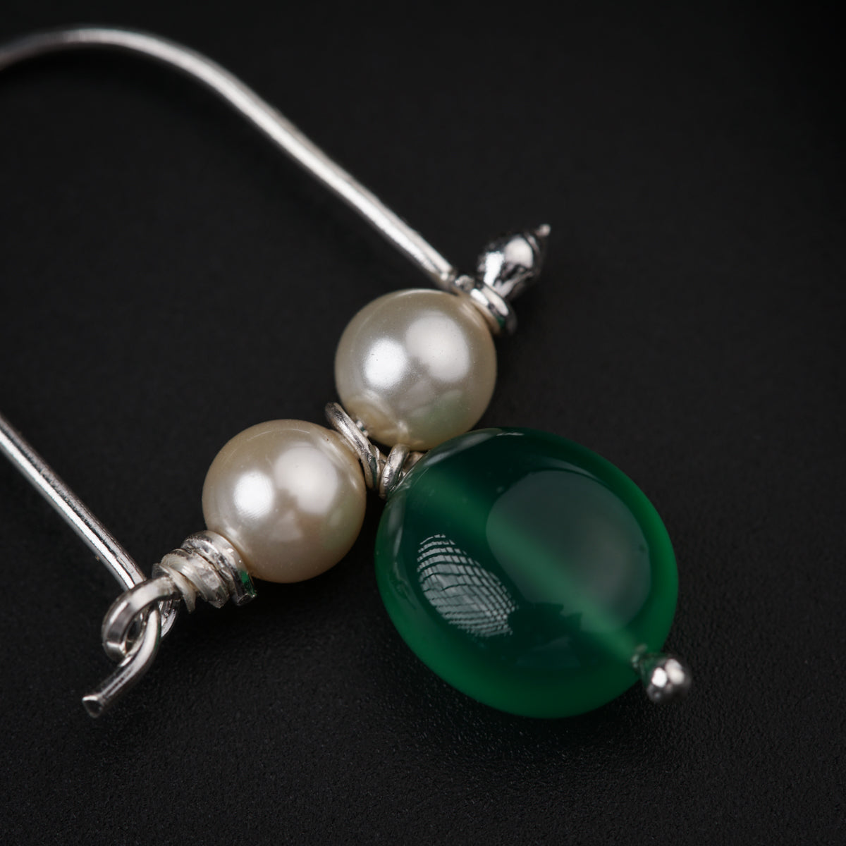 Bhikbali Green Onyx (Pierced)