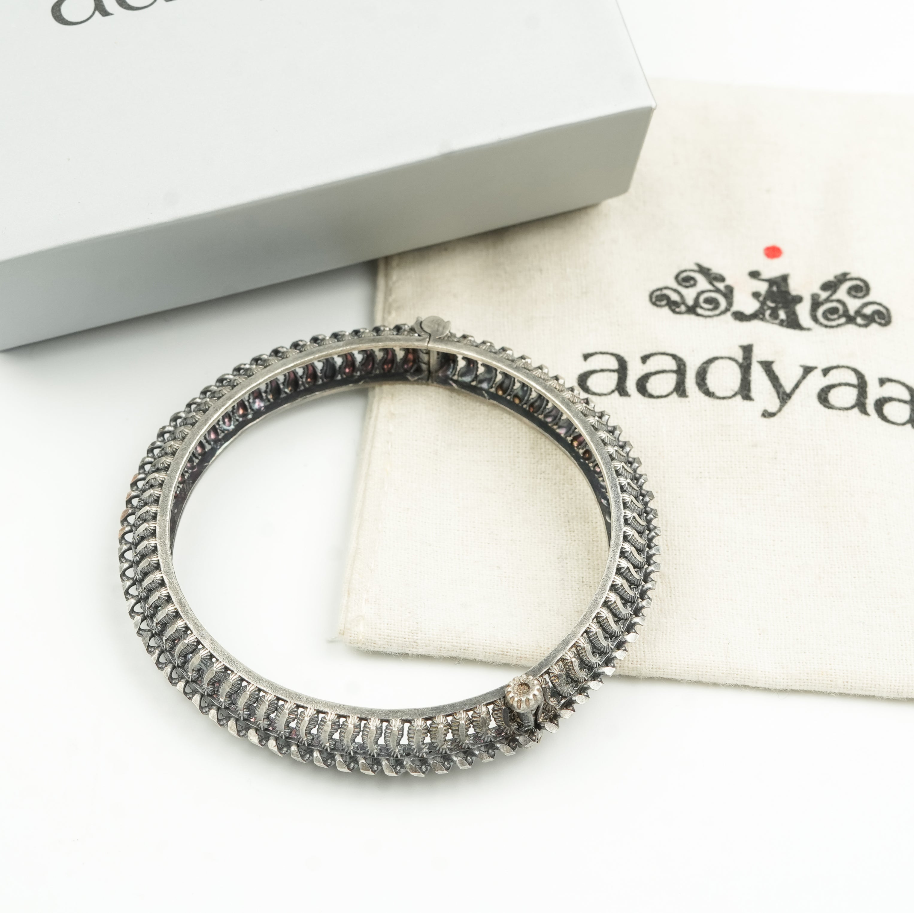 Oxidised Silver Koyari Toda (Single)