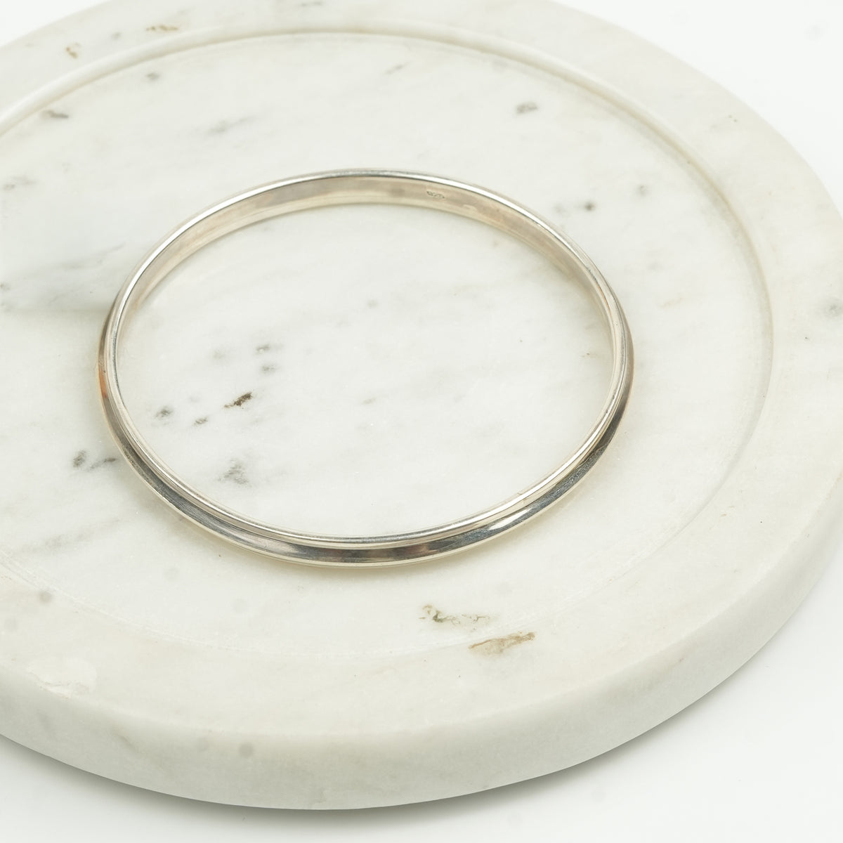 Silver Unisex Plain Kada