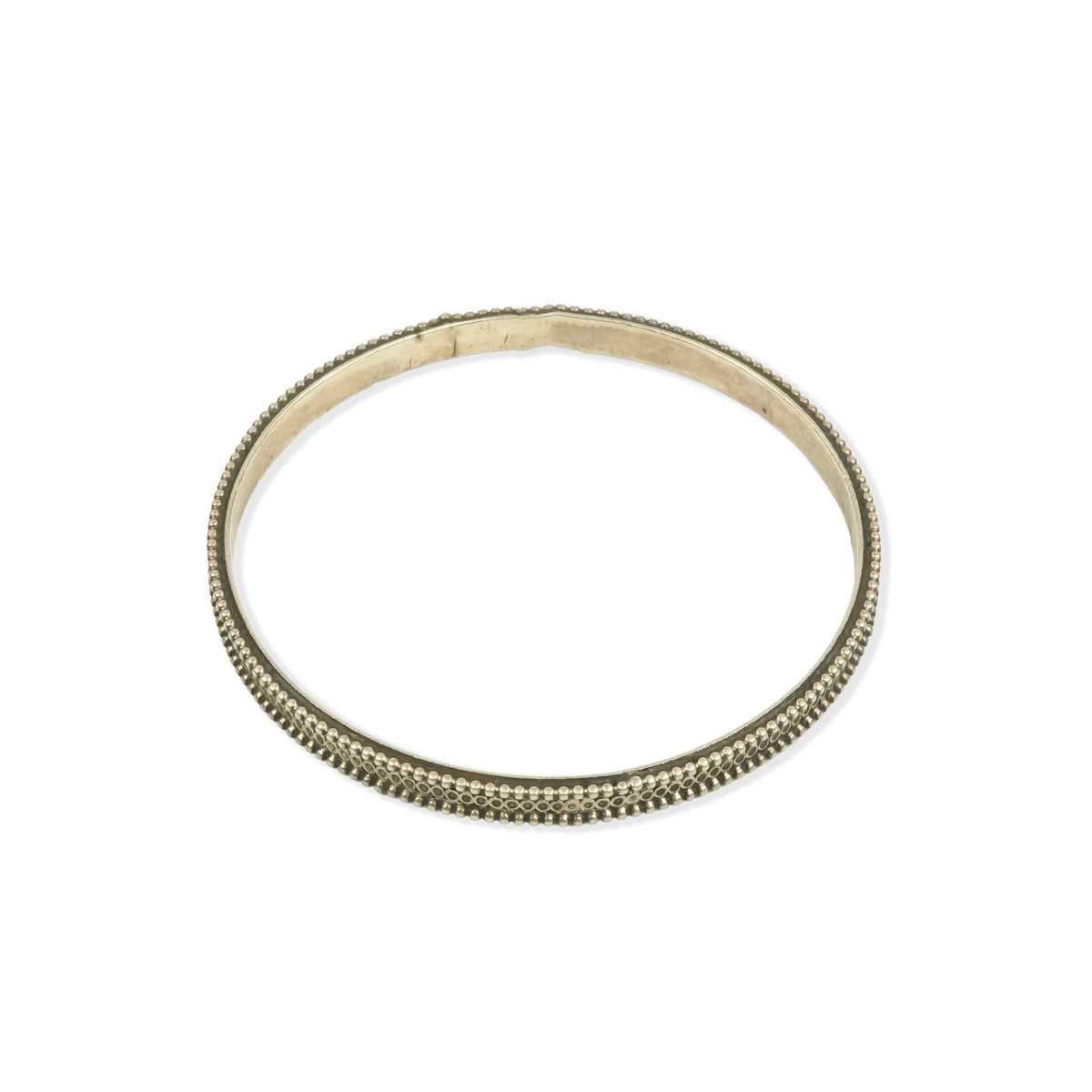 Oxidised Silver Filigree Bangle