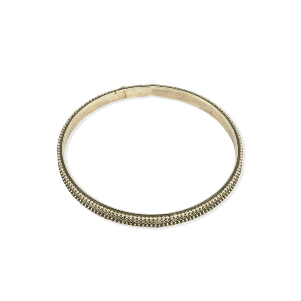 Oxidised Silver Filigree Bangle