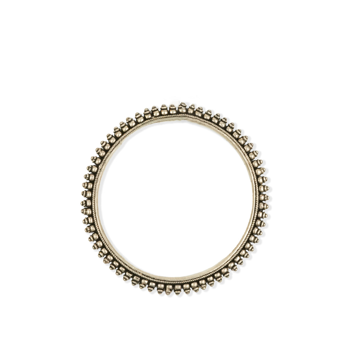 Oxidised Silver Filigree Bangle