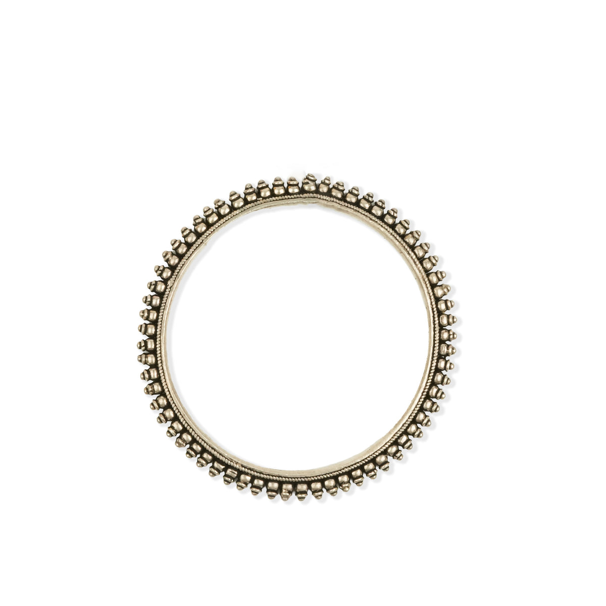 Oxidised Silver Filigree Bangle