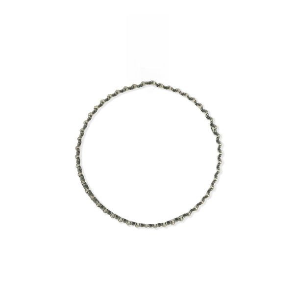 Oxidised Silver Picholi Bangle