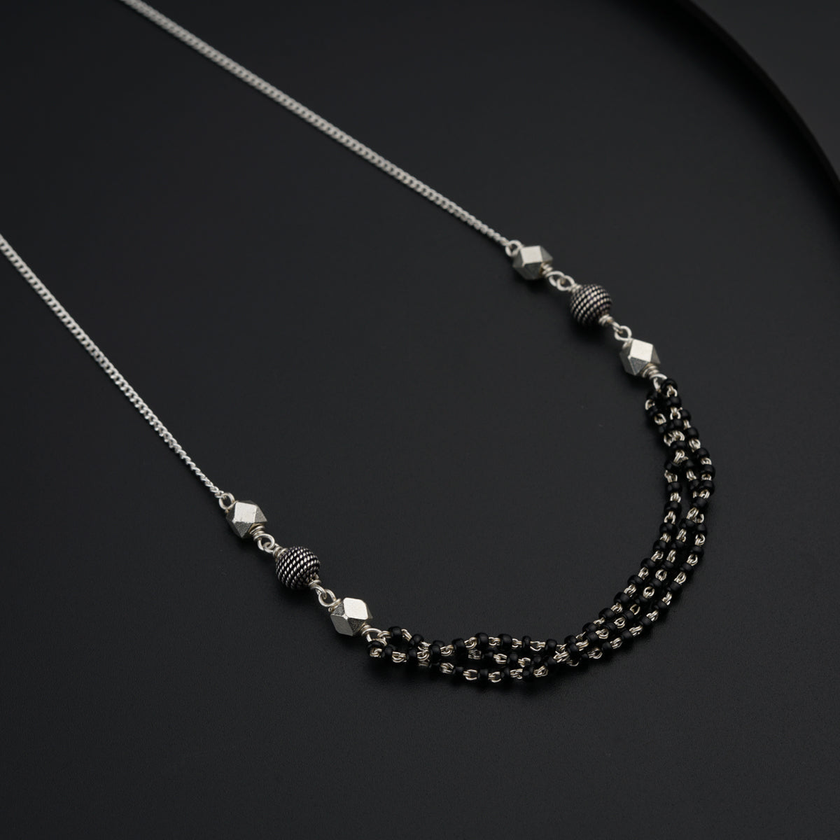 Handmade Silver Mangalsutra