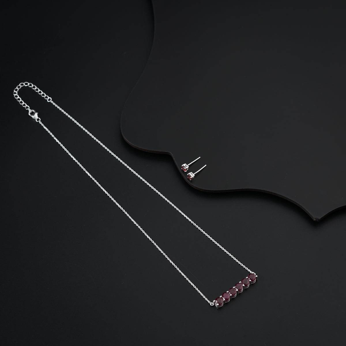 Ruby Silver Set