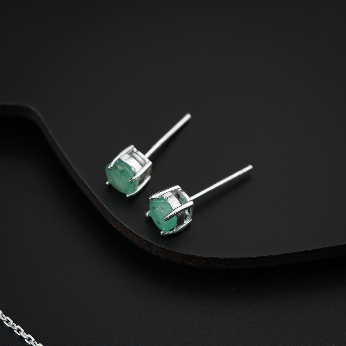 Emerald Silver Set