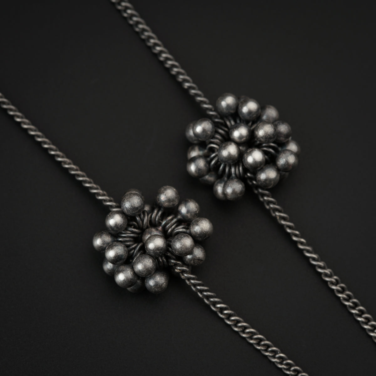 Silver Ghungroo Chain