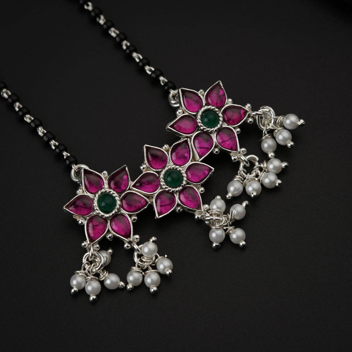 Bageecha Pink Nakshatra Mangalsutra Set