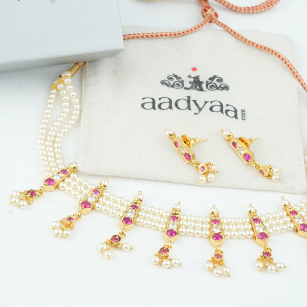 22K Gold Plated Fashion Chinchpeti