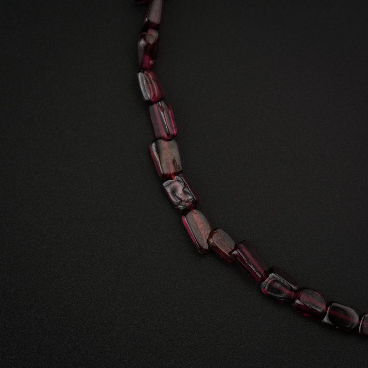 Semi Precious Garnet Anklet