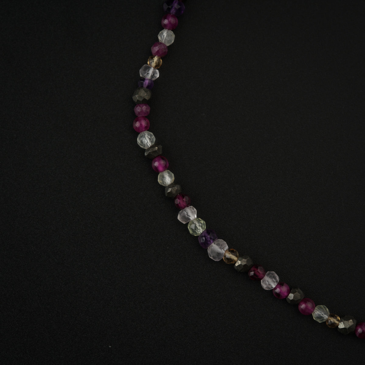 Multicolor Semi Precious Stones Anklet