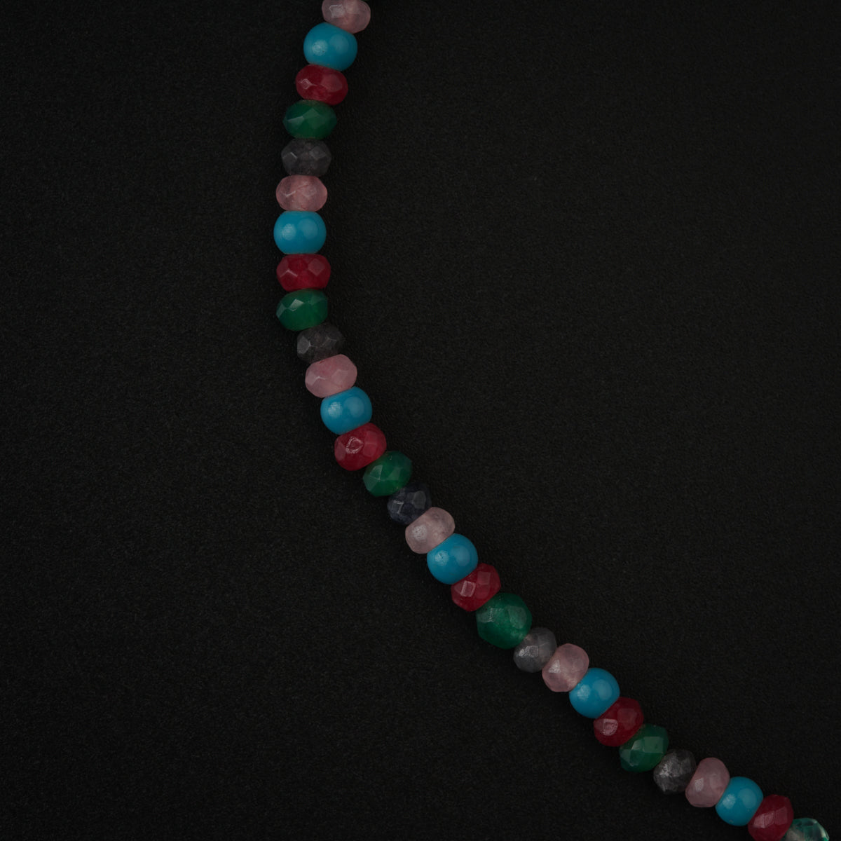 Multicolor Semi Precious Stones Anklet