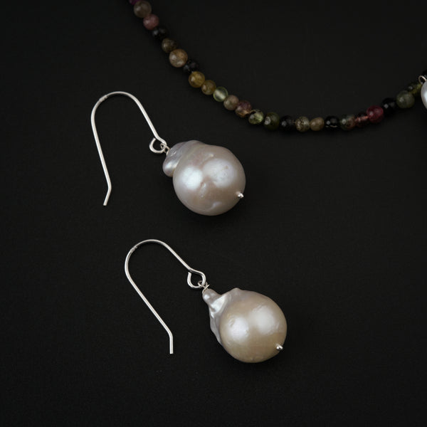 Handmade Tourmaline and Pearls Set