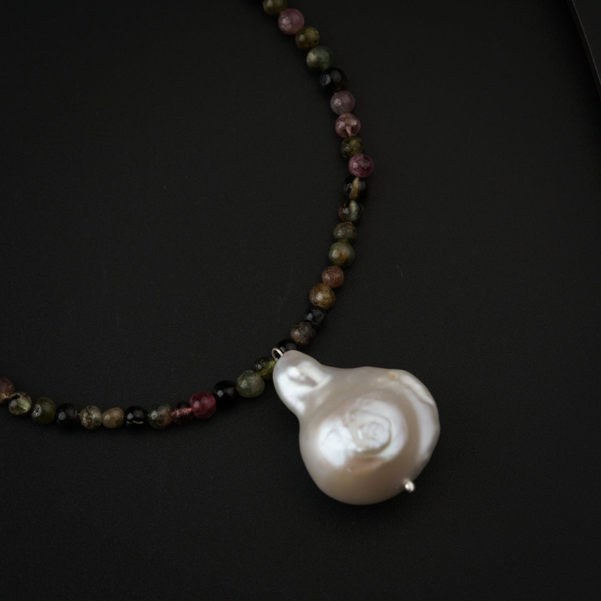 Handmade Tourmaline and Pearls Set