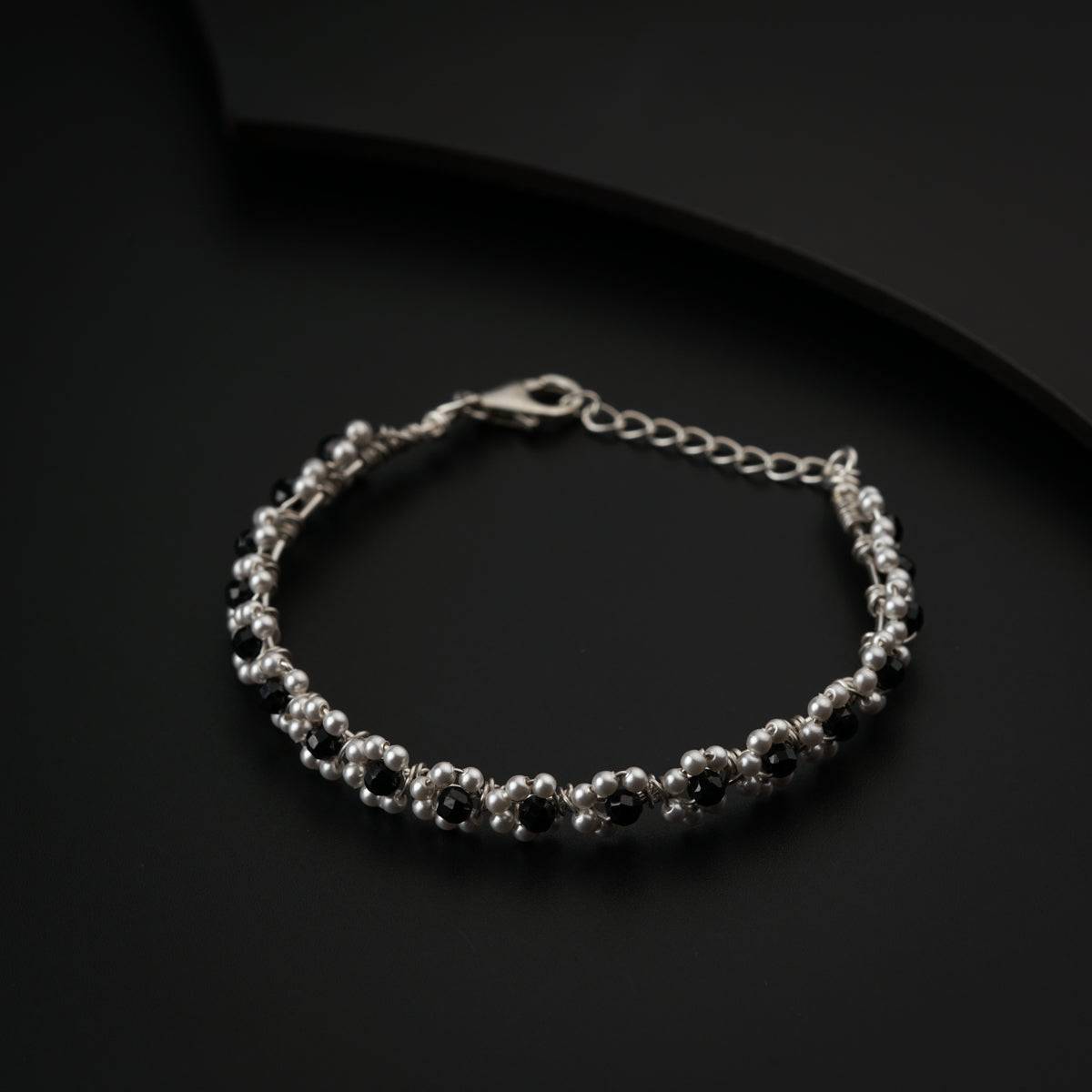 Silver Pearl Bracelet
