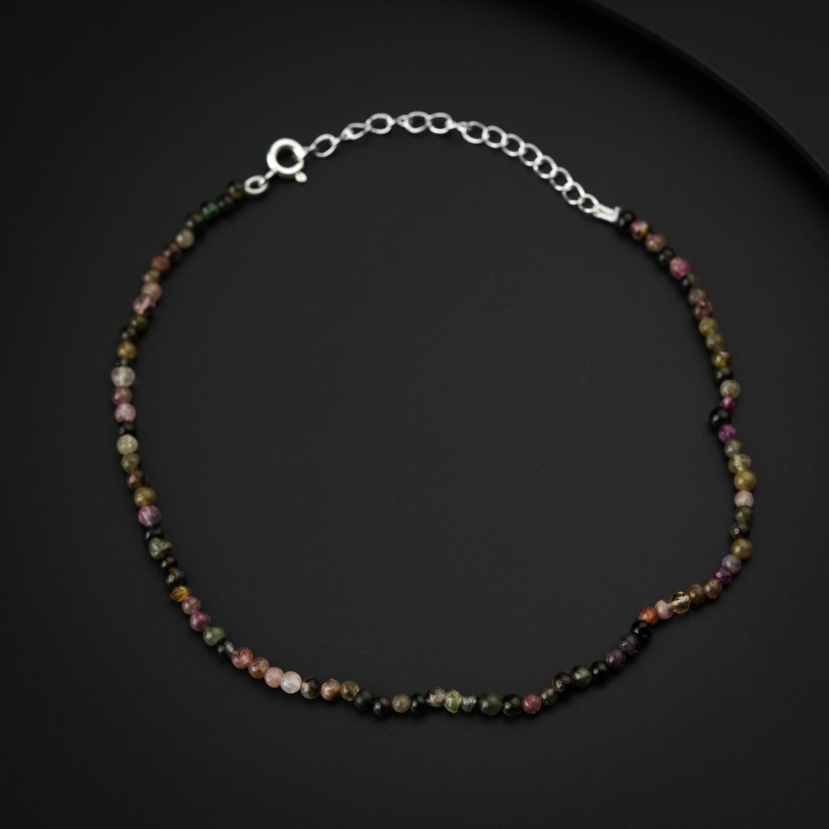 Multicolor Tourmaline Anklet