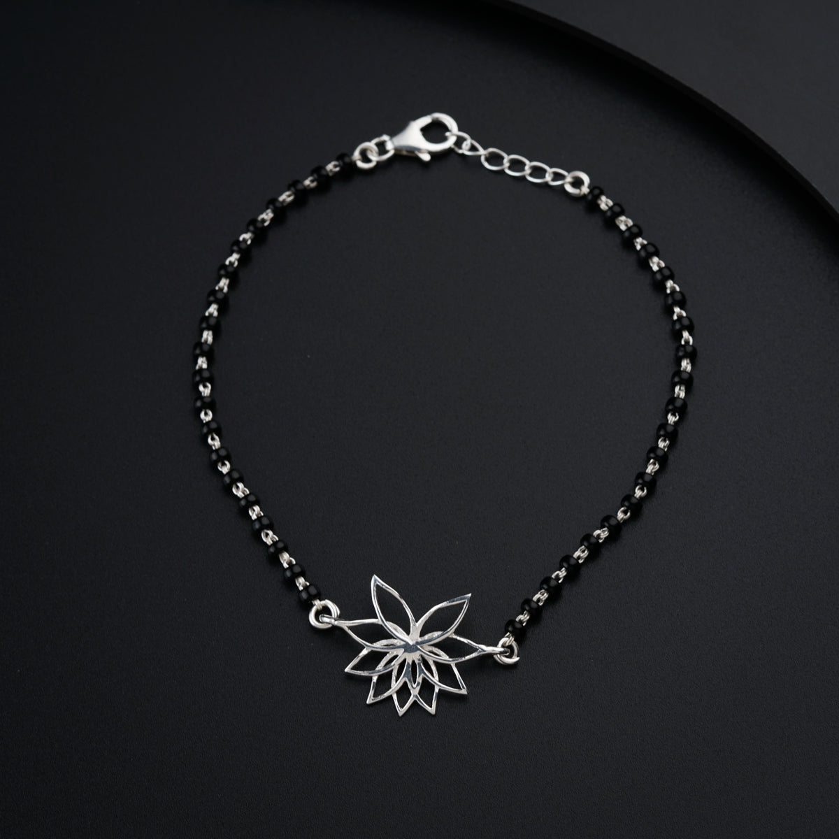 Lotus Mangalsutra Bracelet