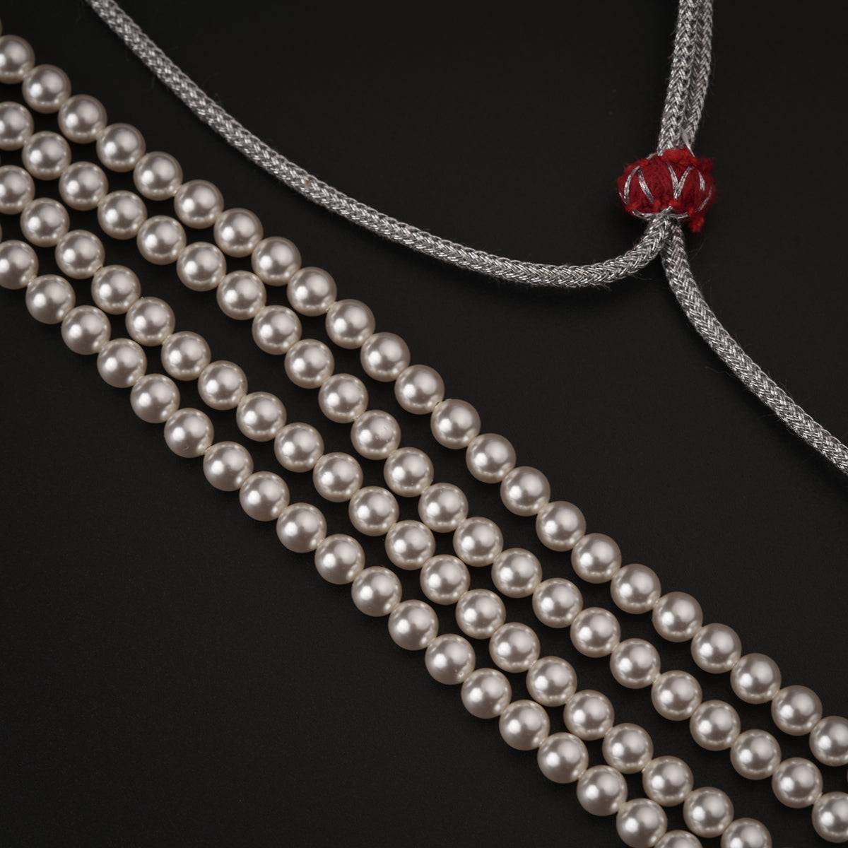 Four Layer Pearl Choker