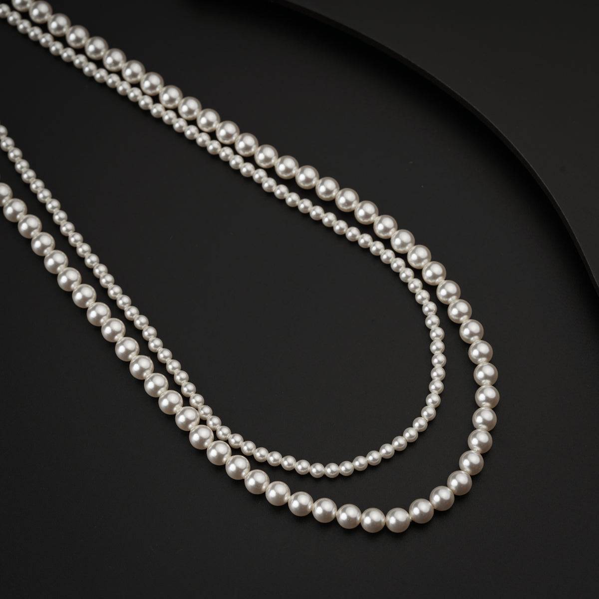 Double Layer Pearl Necklace