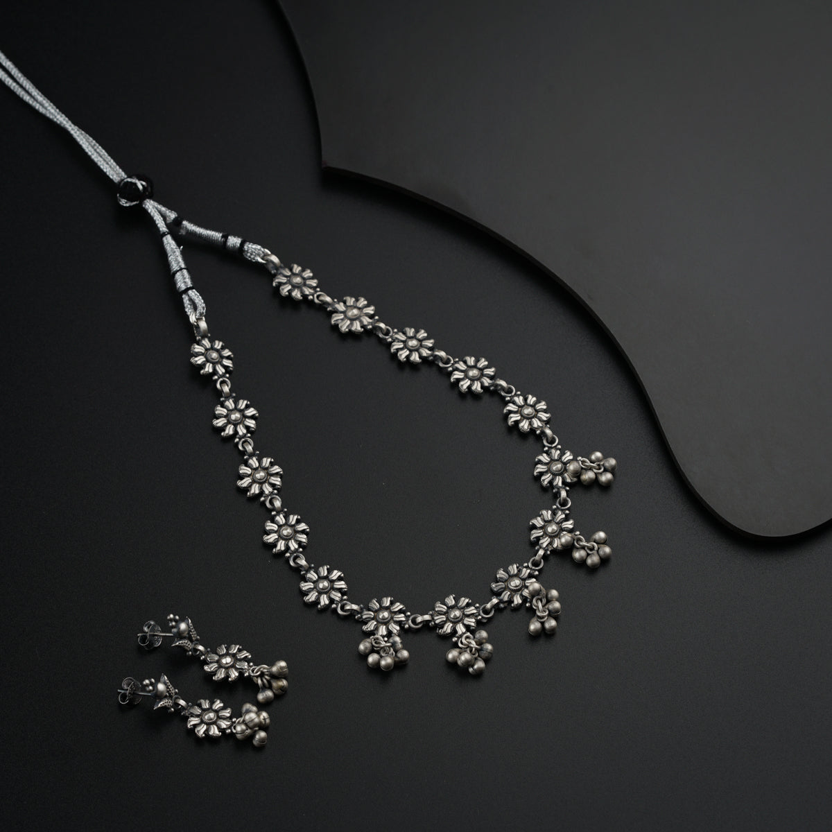 Jui Silver Set with ghungroo