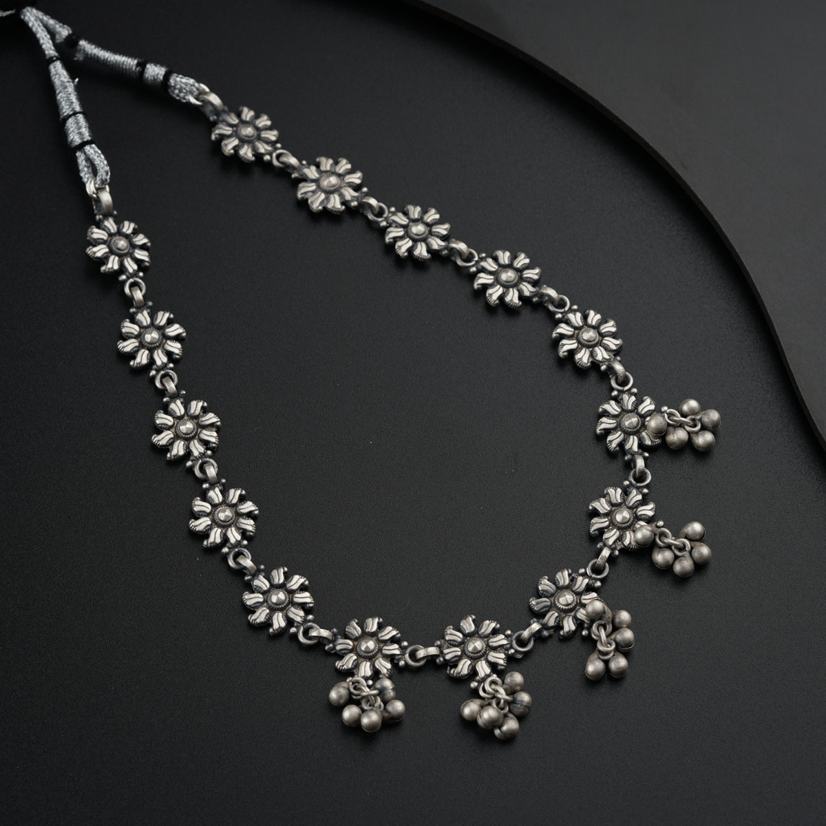 Jui Silver Set with ghungroo
