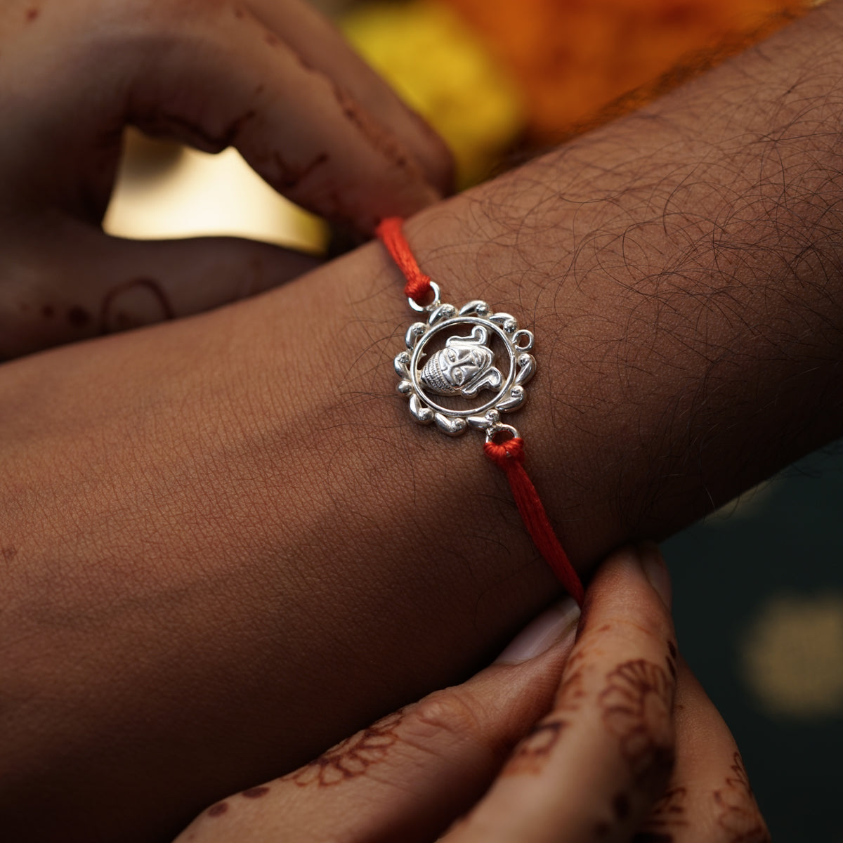 Handmade Silver Rakhi