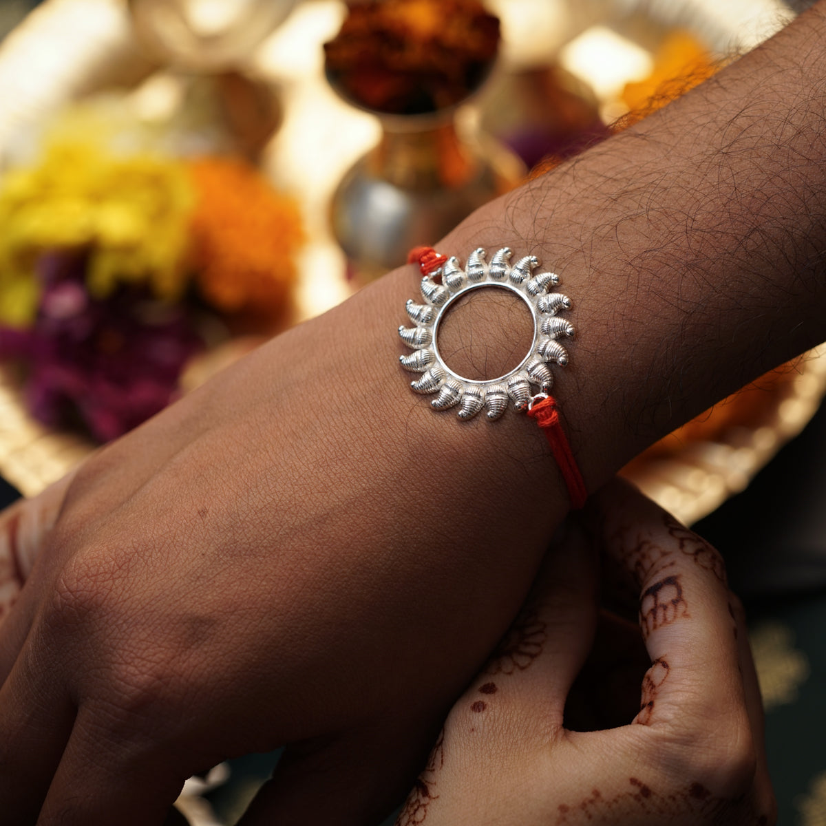 Silver Koyari Rakhi