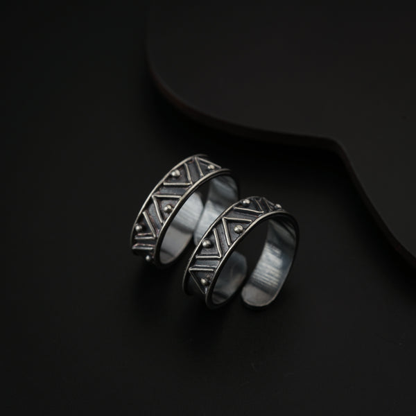 Silver Oxidized Toering