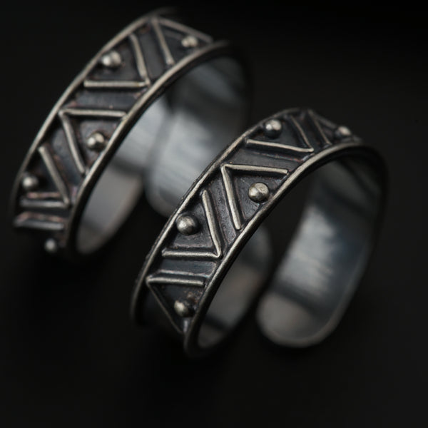 Silver Oxidized Toering