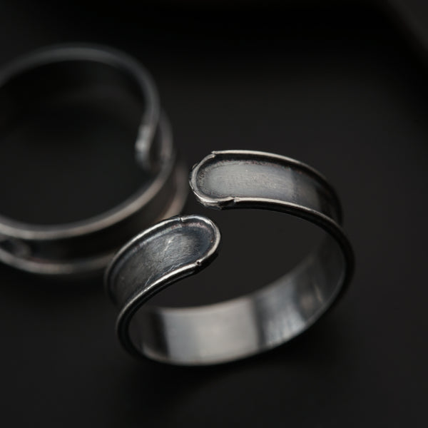 Silver Oxidized Toering