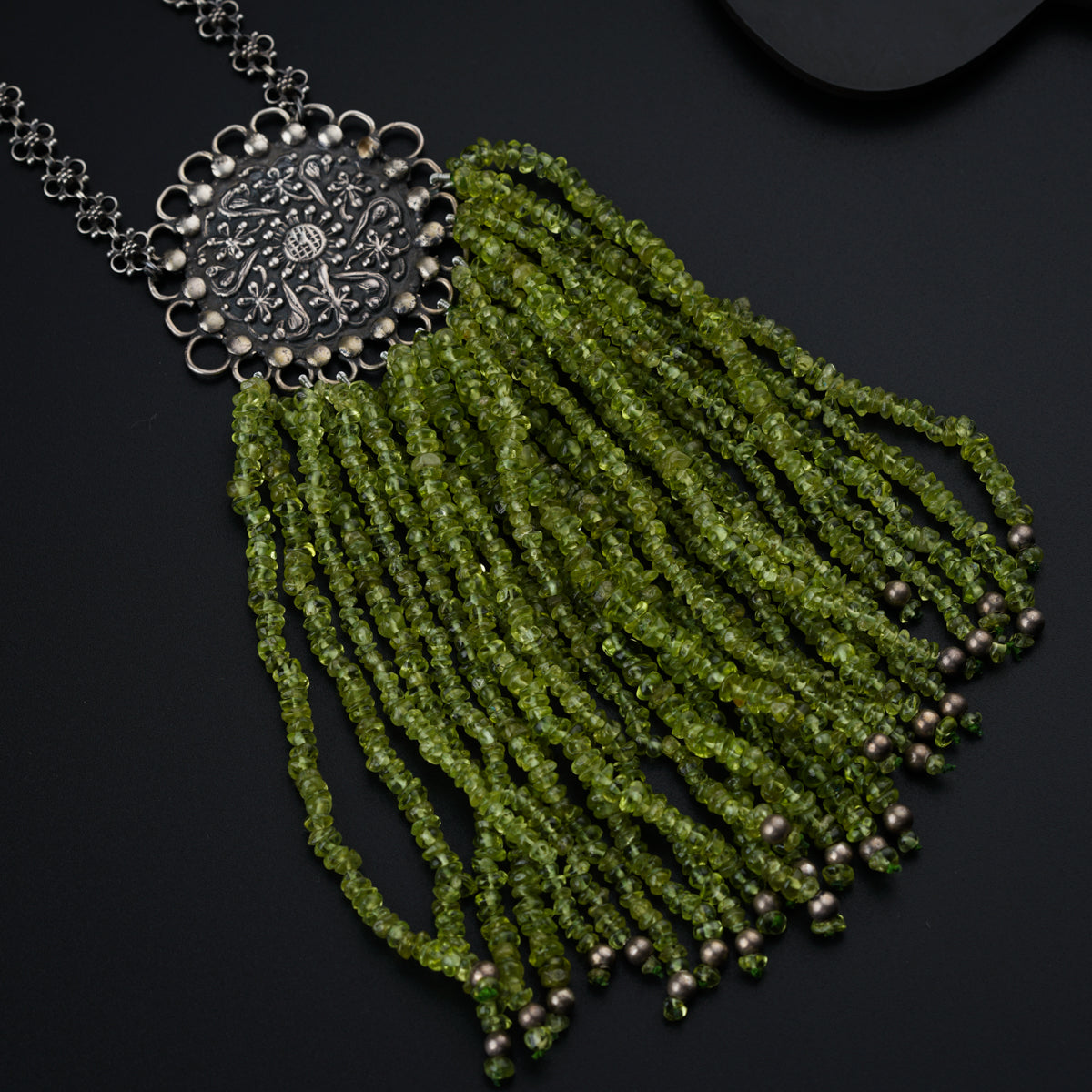 The Jharana Necklace- Peridot