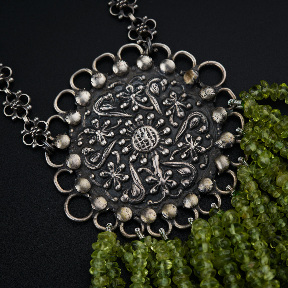 The Jharana Necklace- Peridot