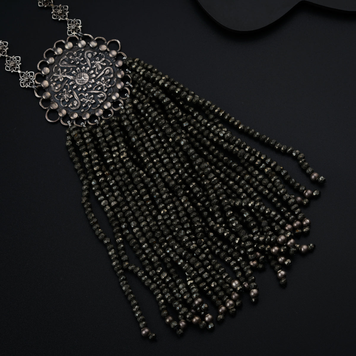 The Jharana Necklace- Pyrite