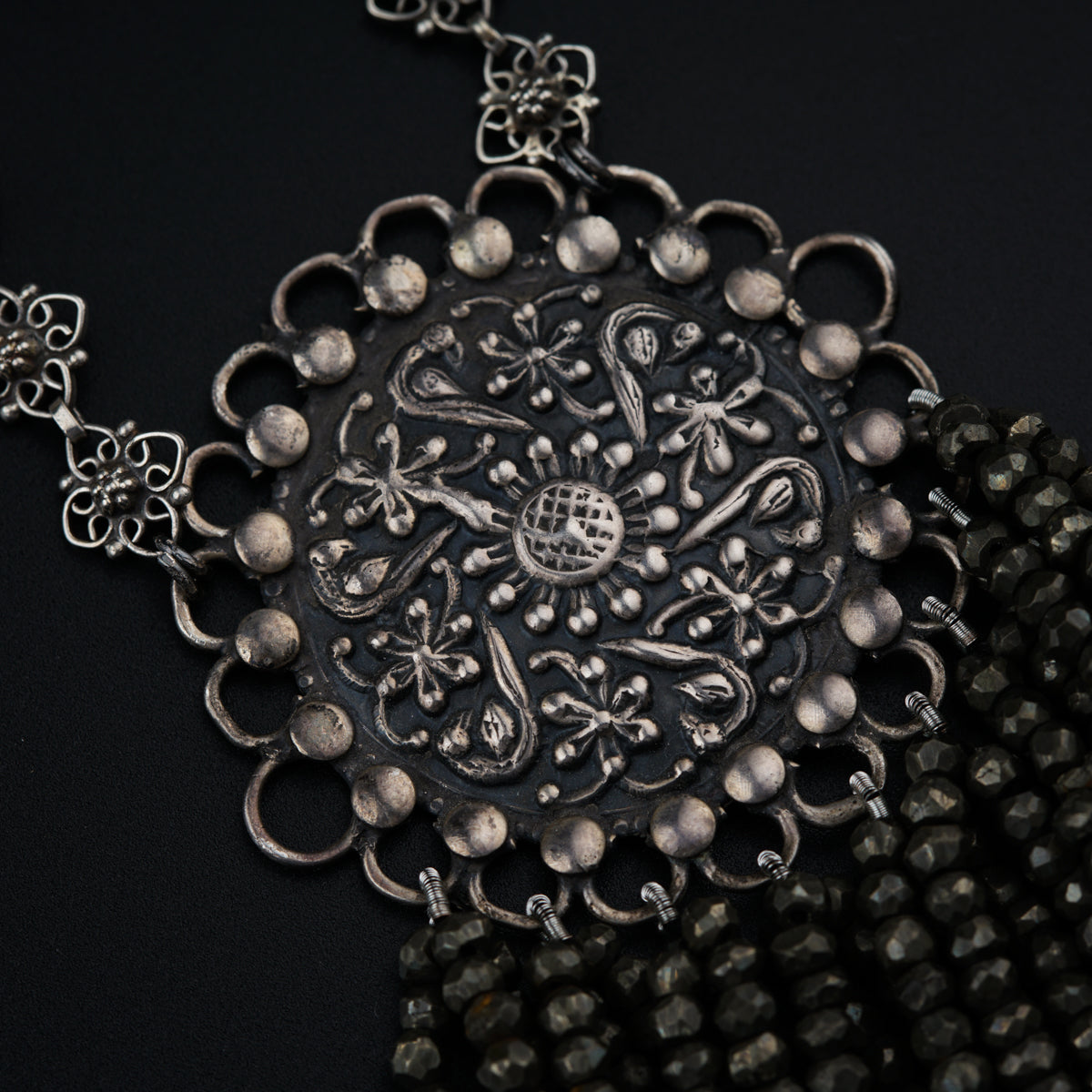 The Jharana Necklace- Pyrite