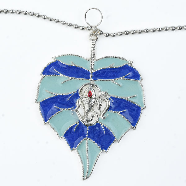 Silver Plated Evil Eye Toran with Enamel