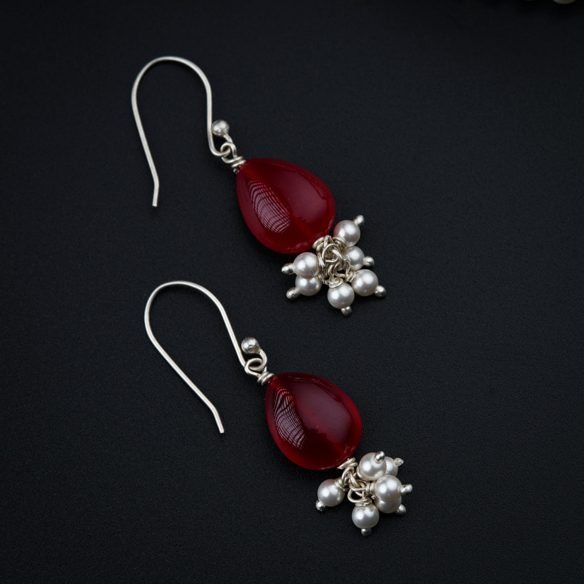 Ruby with Pearl Set