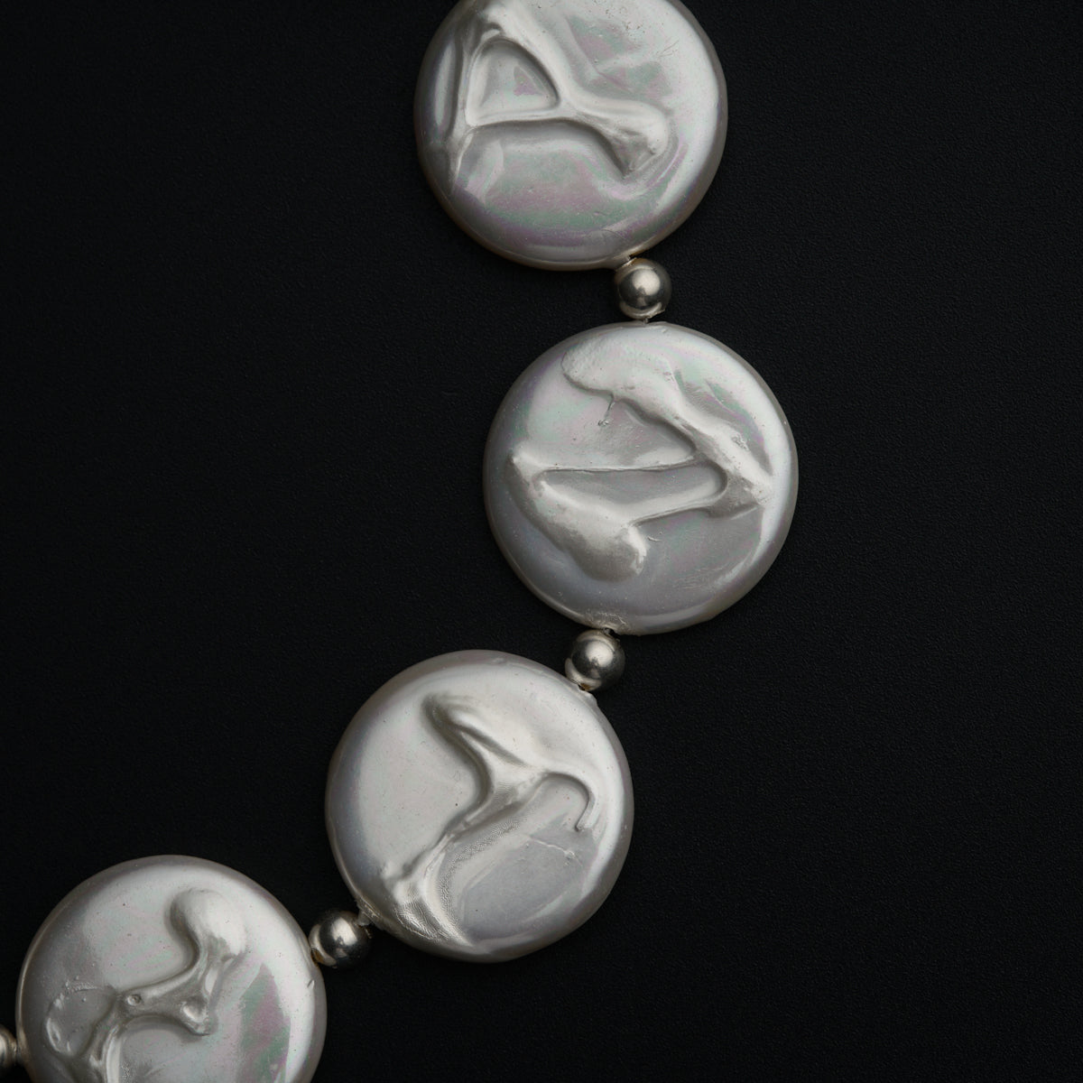 Silver and Coin Pearl Set