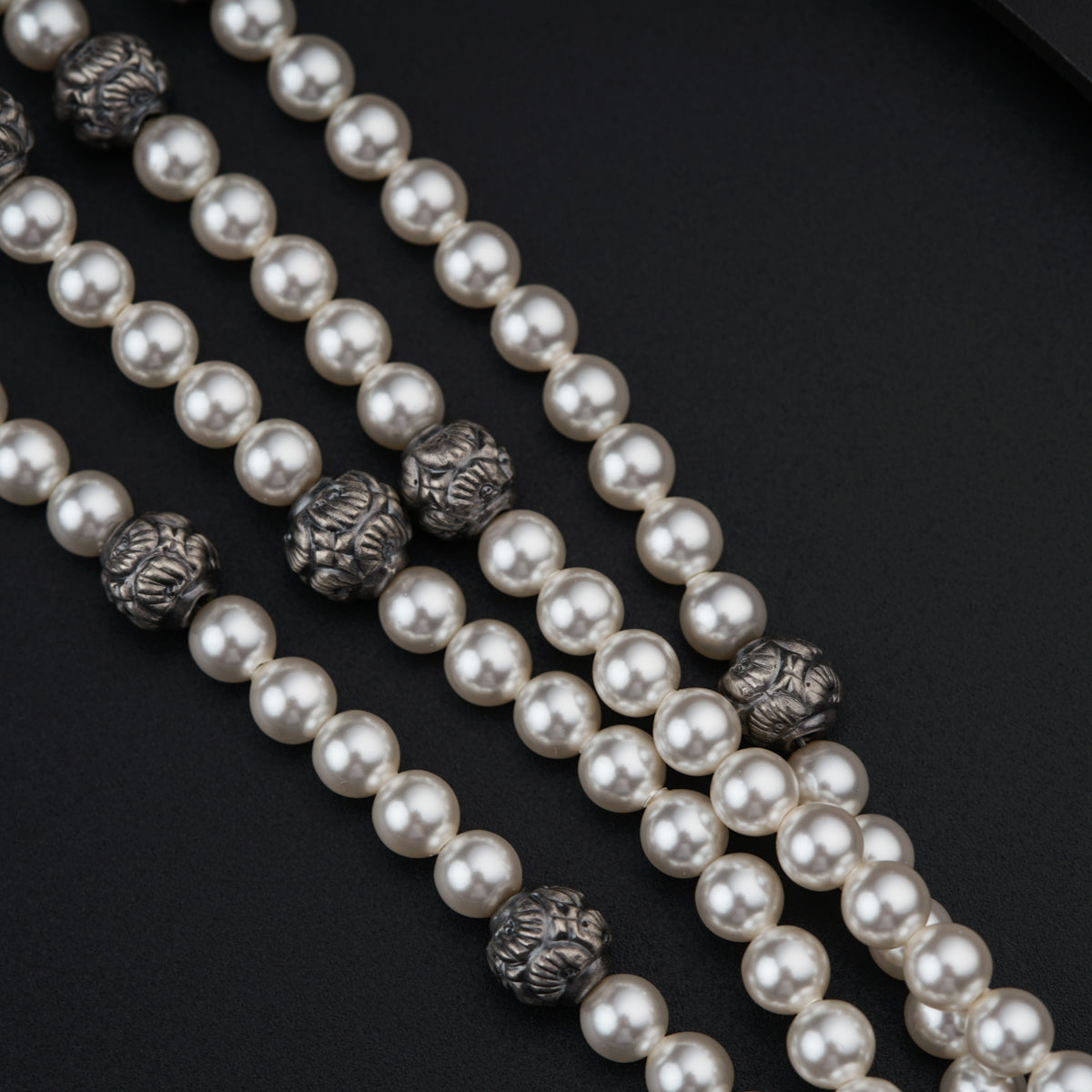 Twisted Pearl and Silver Set